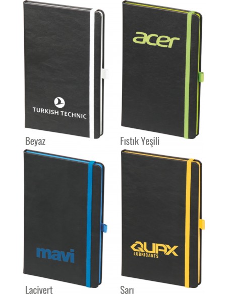 Ulus 13X21 Renkli Baskılı Defter