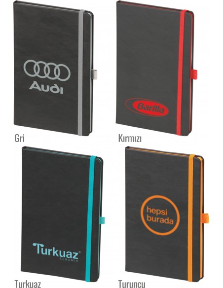 Ulus 13X21 Renkli Baskılı Defter