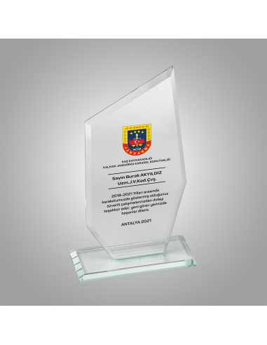 PB322 Kristal Plaket