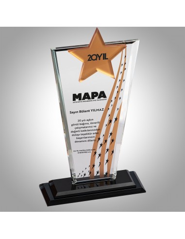 PB804 Kristal Plaket